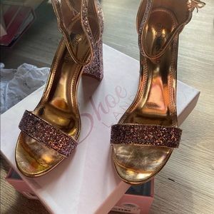 Glitter/sequence heels